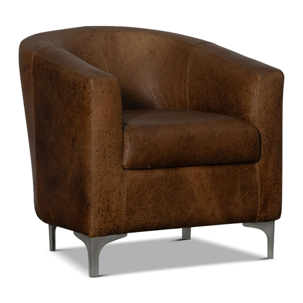 Leather Tub Chair