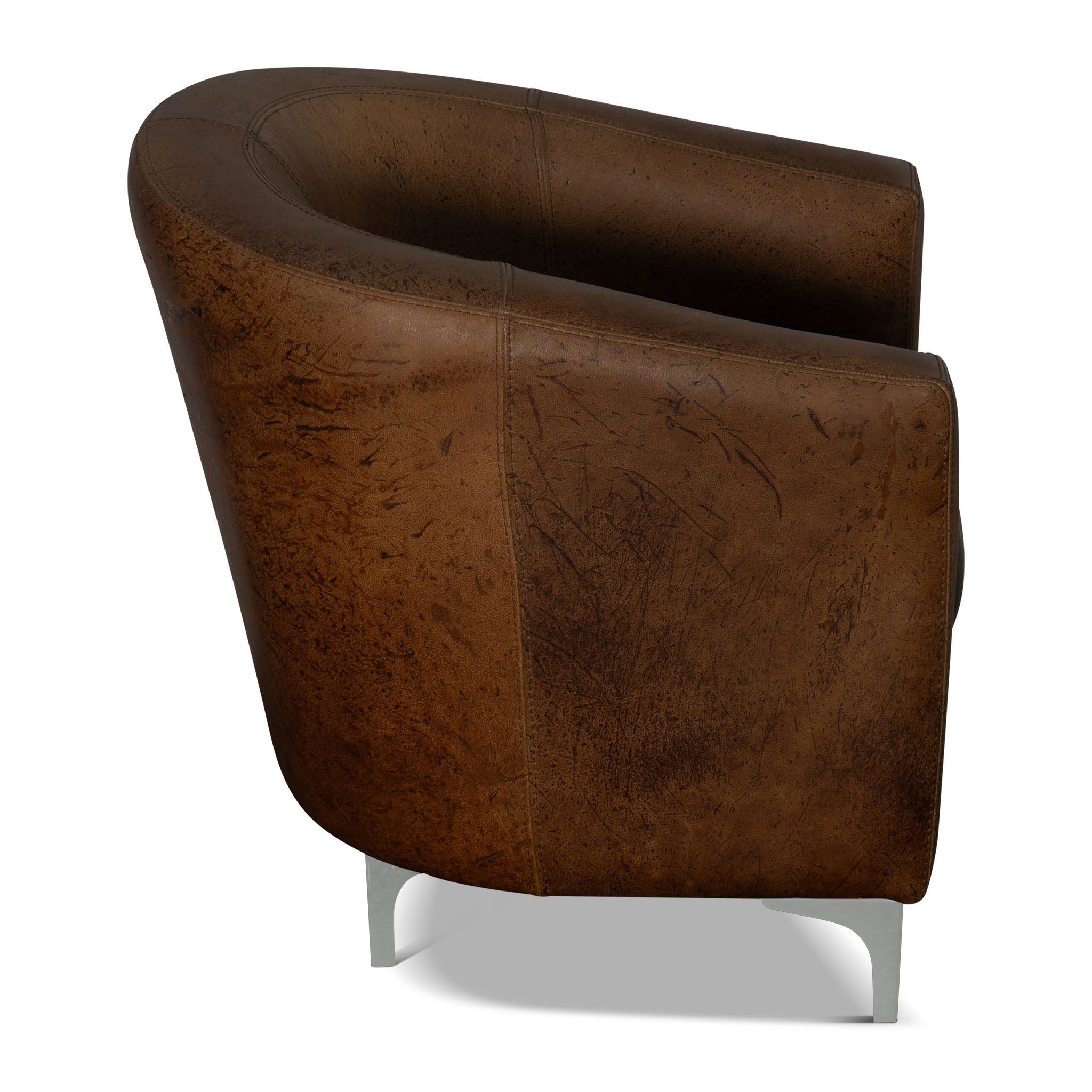 Leather Tub Chair